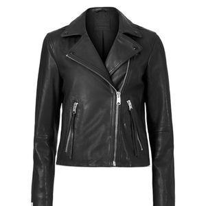 Allsaints genuine leather jacket